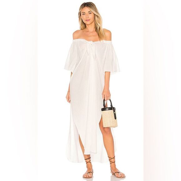 NWT MARA HOFFMAN Kamala Cover Up dress in Ivory - Picture 10 of 14